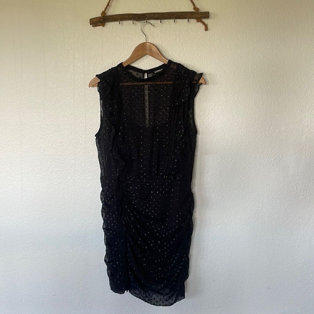 Express black party dress